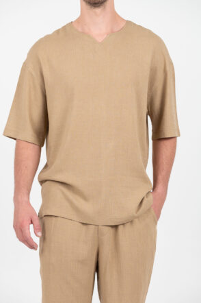 Μπλούζα Vittorio Oversized 200-25 VERDE BEIGE