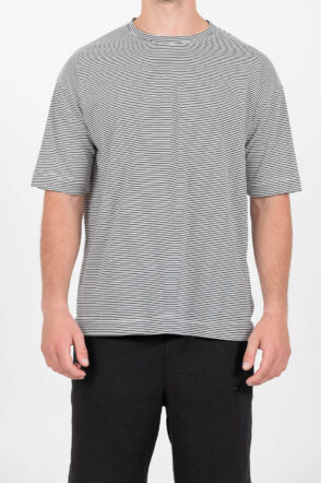 Μπλούζα Vittorio 200-25-177 BLACK/OFF WHITE