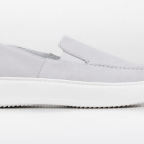 Δερμάτινο Loafer 923-1 L.GREY