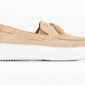 Δερμάτινο Loafer 924-1 L. BEIGE