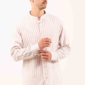 Λινό Πουκάμισο Vittorio 800-25-600 BEIGE