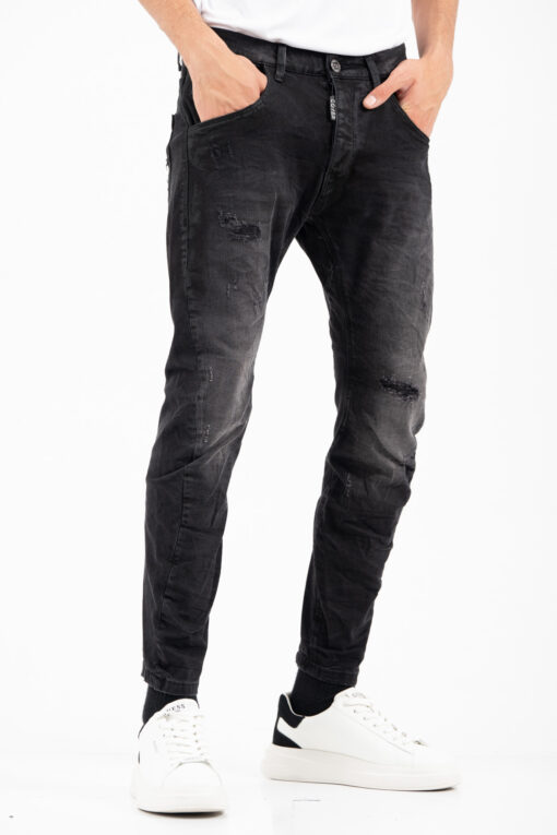 Παντελόνι τζιν Cover G7452-31 BLACK
