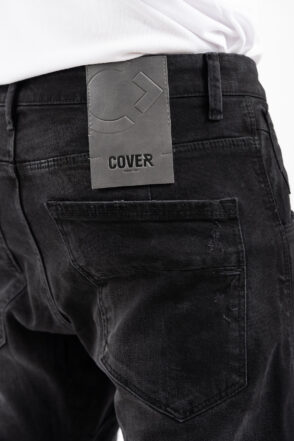 Παντελόνι τζιν Cover G7452-31 BLACK