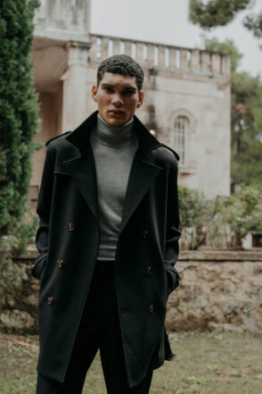 Παλτό Vittorio 400-2526-MORELO BLACK