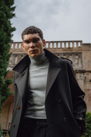 Παλτό Vittorio 400-2526-MORELO BLACK