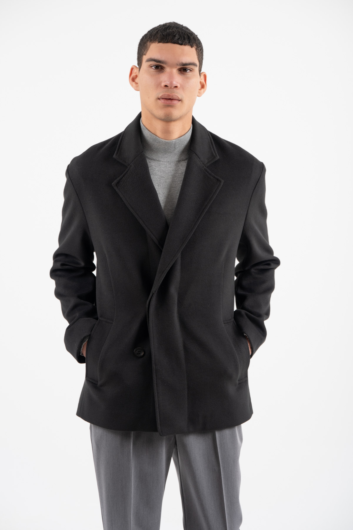 Παλτό Vittorio 500-2526-PERUGIA BLACK Παλτό Vittorio 500-2526-PERUGIA BLACK