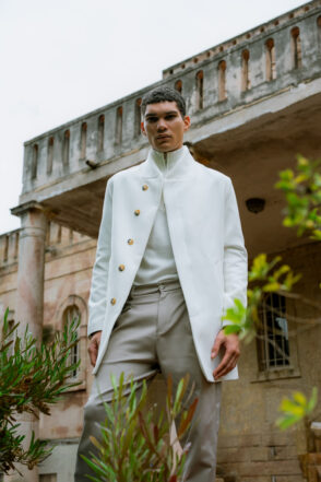 Παλτό Vittorio 400-2526-monti OFF WHITE