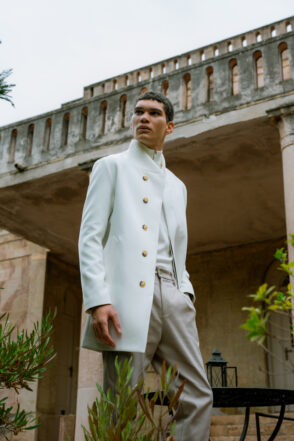 Παλτό Vittorio 400-2526-monti OFF WHITE