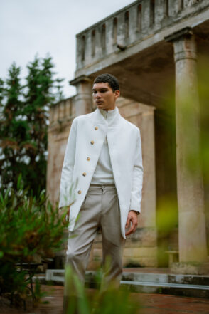 Παλτό Vittorio 400-2526-monti OFF WHITE