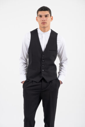 Γιλέκο Vittorio 1100-2526-VINTO BLACK