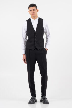 Γιλέκο Vittorio 1100-2526-VINTO BLACK