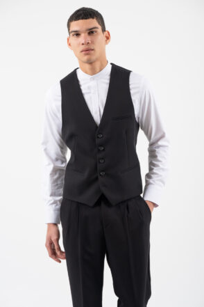 Γιλέκο Vittorio 1100-2526-VINTO BLACK