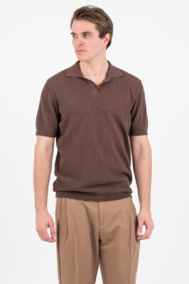 Πλεκτή μπλούζα Vittorio 700 26 005 3 BROWN