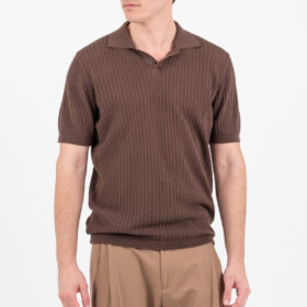 Πλεκτή μπλούζα Vittorio 700 26 005 3 BROWN