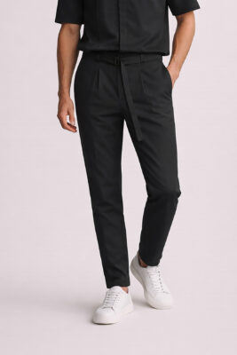 BOTTOM BLACK Παντελόνι Vittorio 500 2526 BORETTO