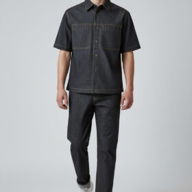 Overshirt Vittorio 300 26 Flavio BLACK 3
