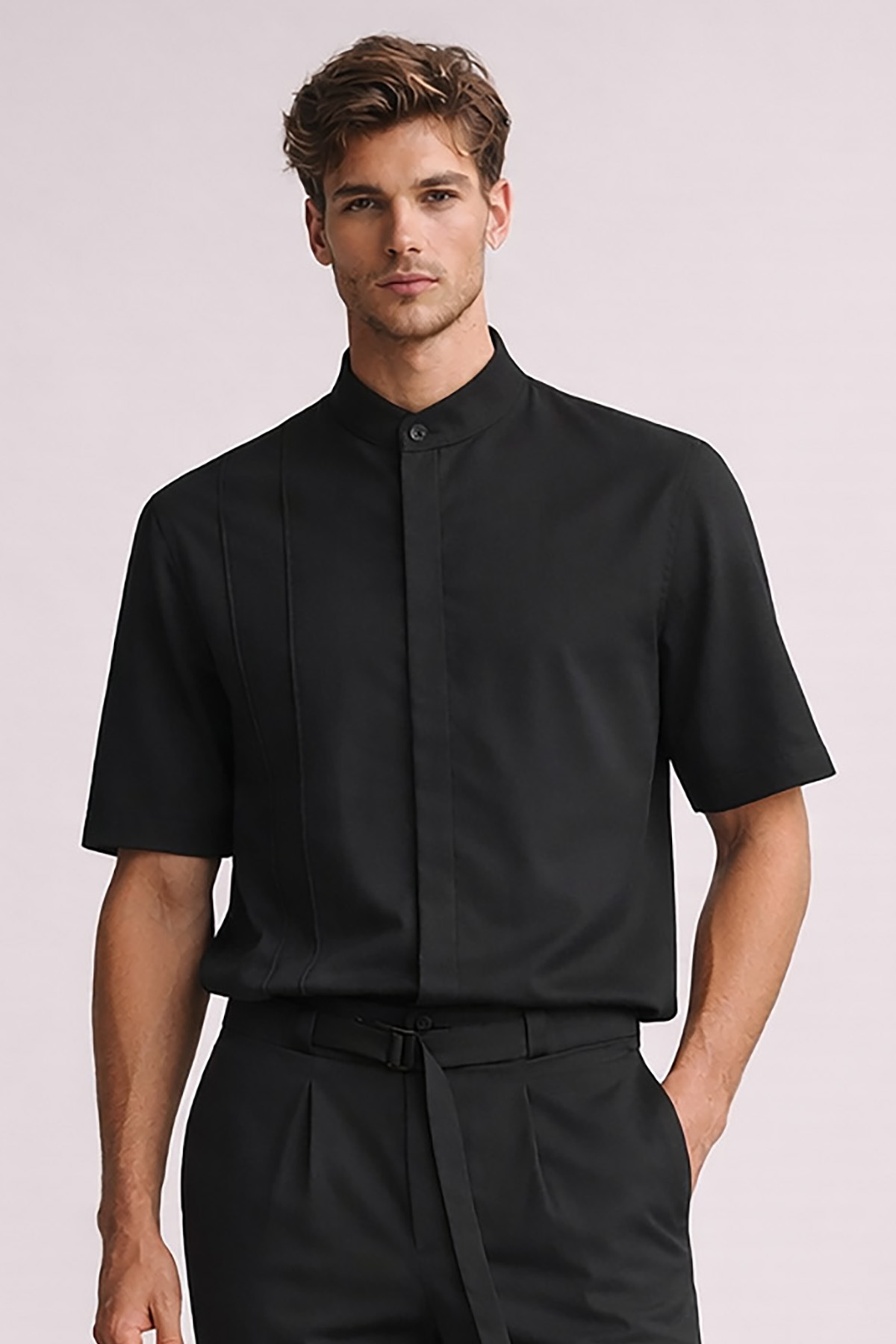 TOP BLACK Overshirt Vittorio 300 26 BORETTO TOP BLACK Overshirt Vittorio 300 26 BORETTO
