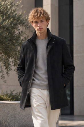 Παλτό Vittorio 400 2627 VOLANO BLACK