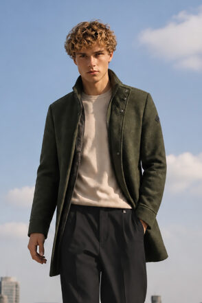Παλτό Vittorio 400 2627 VOLANO OLIVE